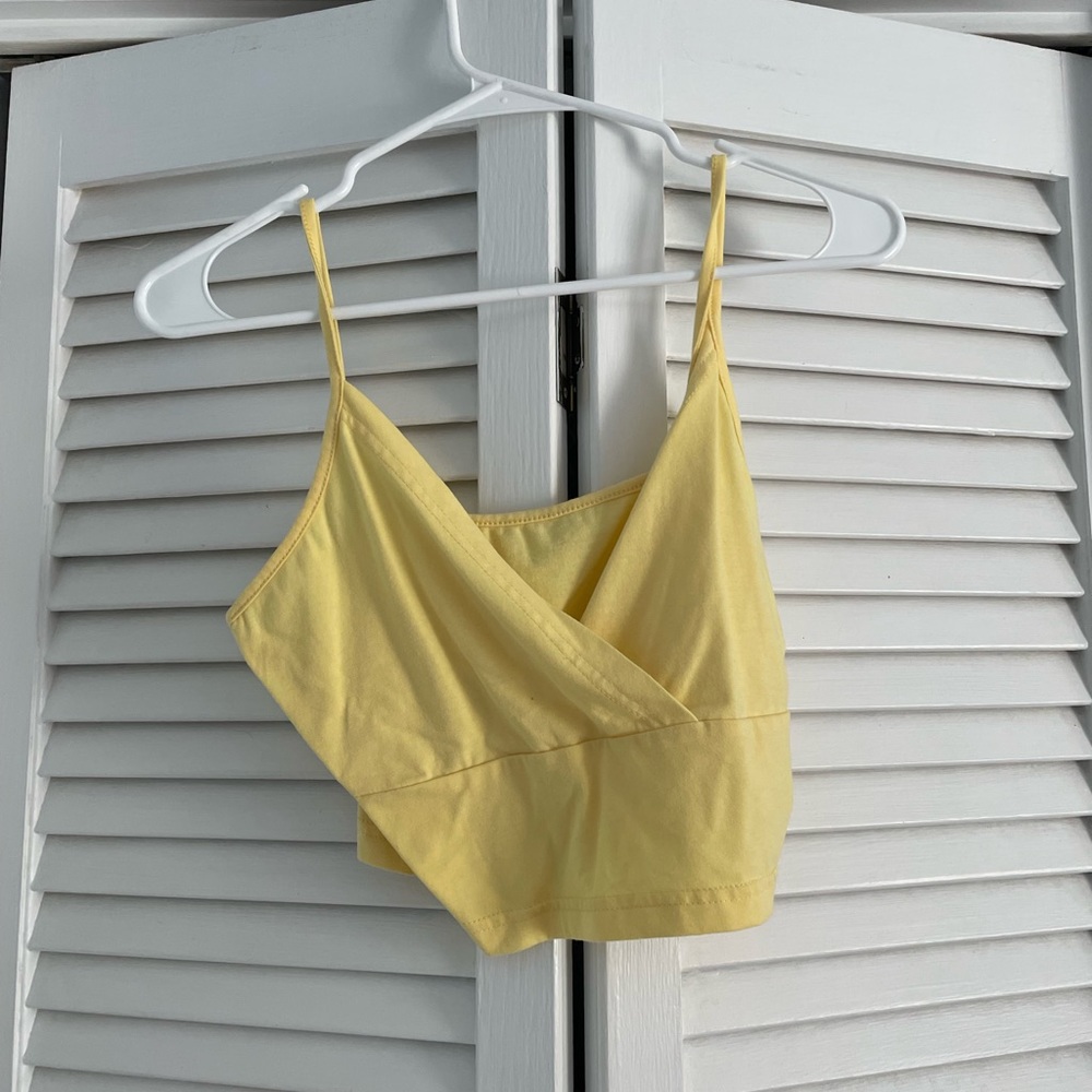 Yellow Shein Tank Top
